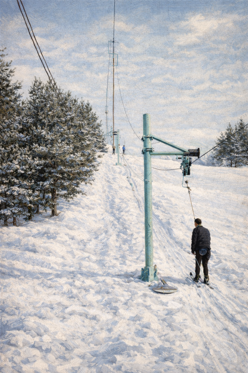 Meadow lift, 750ft Birdseye Mountain